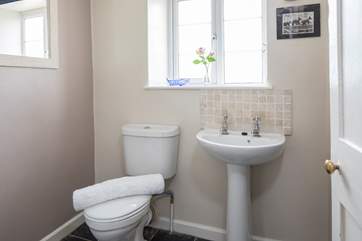 The family bathroom on the first floor.