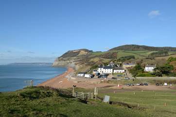 The Guardhouse is just minutes from the beach at Seatown, in the lee of Golden Cap.