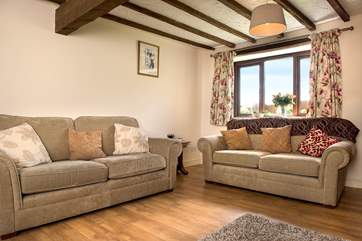The barn is comfortably furnished throughout.