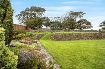 Plenty of space in the garden for ball games and for any four-legged friends to burn up a bit of energy. Those guests who are young at heart might enjoy some time on the swings.