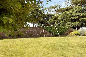 The youngsters will love the large garden