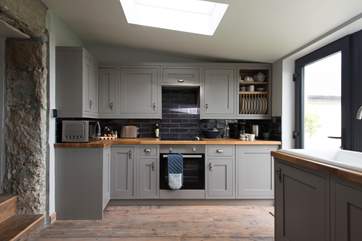 A stunning kitchen.
