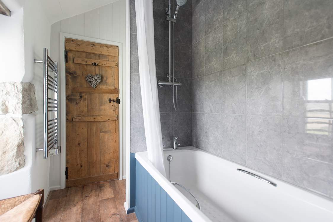 The bathroom.