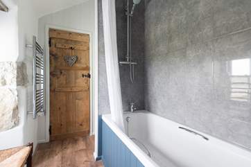 The bathroom.