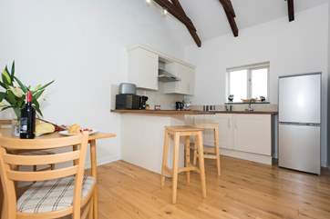 The kitchen/dining-room.