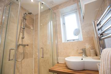 The compact shower-room.