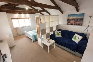 Another shot of the sitting and bedroom area.