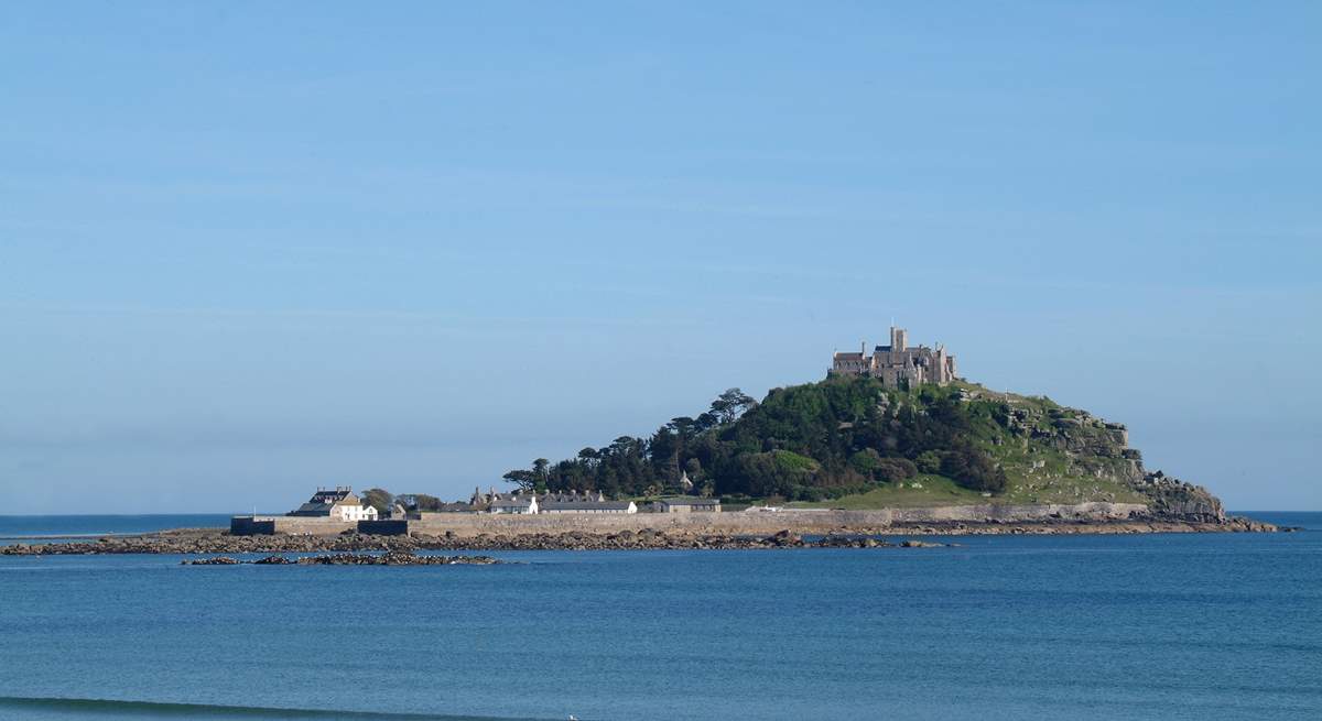 Nearby St Michael's Mount a short drive away.