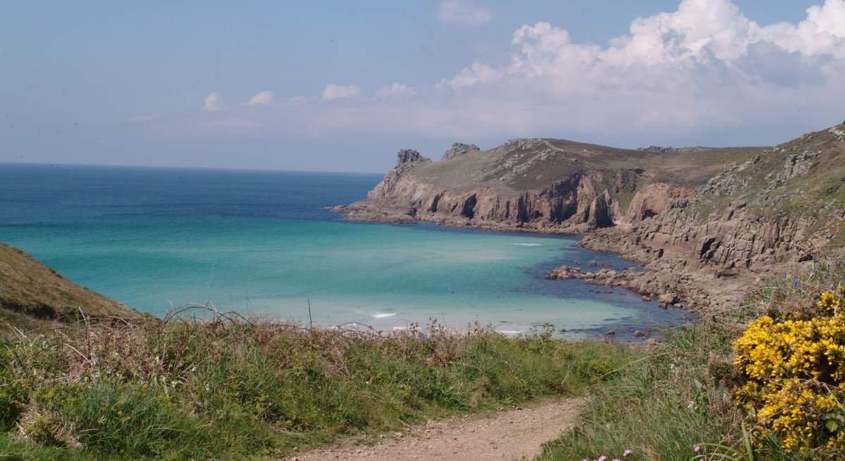 Nanjizal Cove, close to Porthcurno.