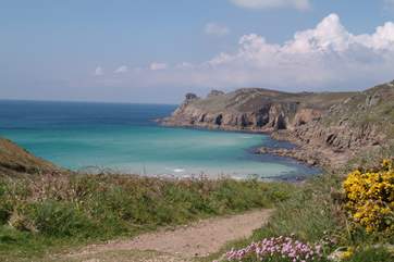 Nanjizal Cove, close to Porthcurno.
