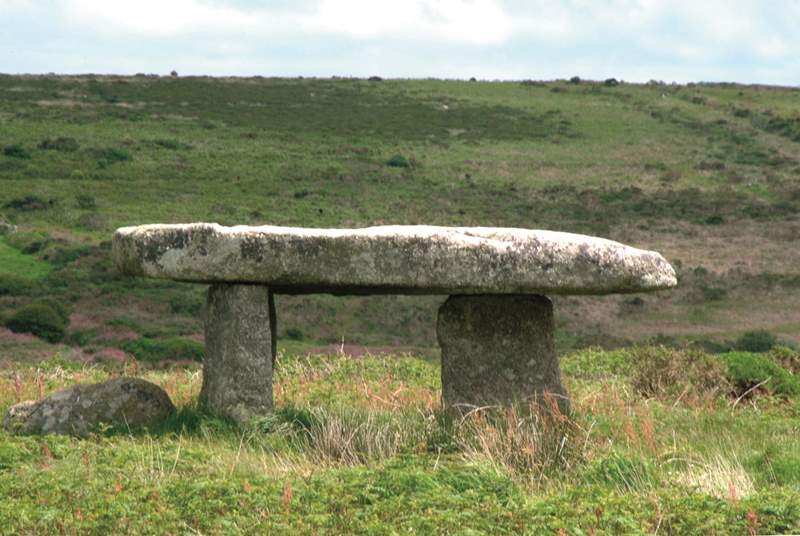 Lanyon Quoit, on the outskirts of Penzance.