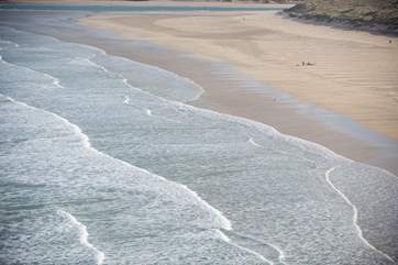 Rolling surf.