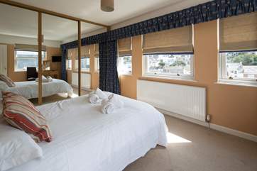 The first floor double bedroom is extremely spacious.