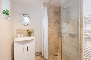 This is the ground floor shower-room - beyond the utility-room.