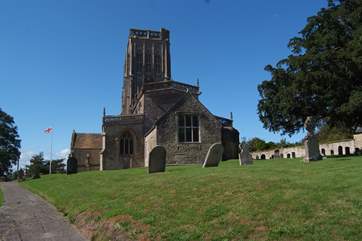 The village church is at the heart of the hamlet.