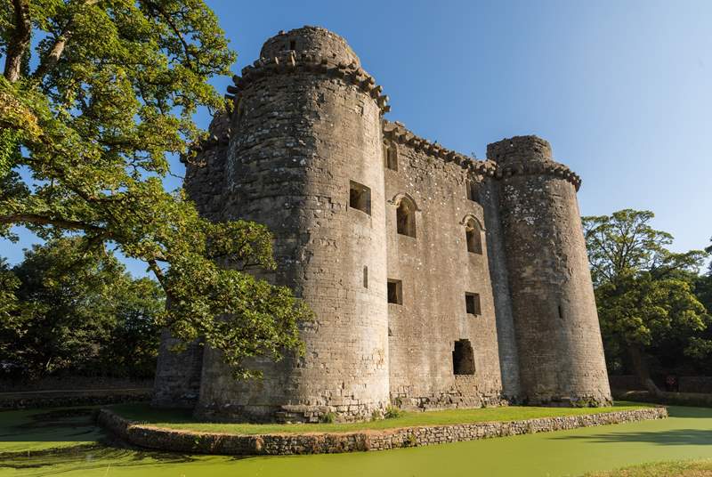 Glorious Nunney Castle is a short drive away.
