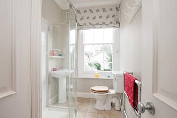 The shower-room is located on the first floor, wash away the sand from in between your toes.