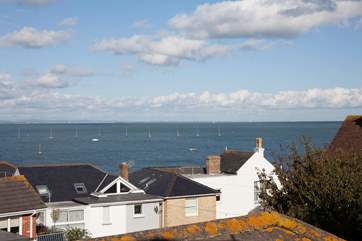 The sea view from the master bedroom.