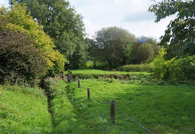 The little meadow and river are just across the lane so if you don't want to take to the car you can explore from your doorstep. There is a public footpath here too.