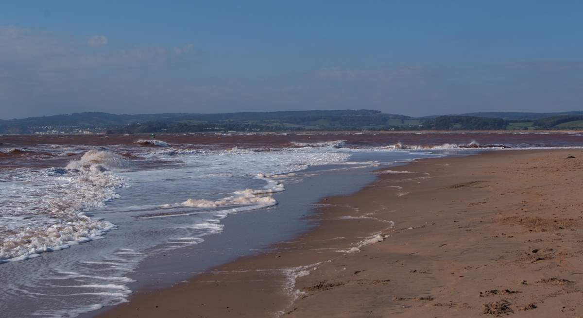 There is a huge sandy beach at Exmouth if that is what your children prefer - though there is also plenty of sand at Lyme Regis too.