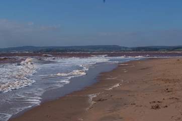 There is a huge sandy beach at Exmouth if that is what your children prefer - though there is also plenty of sand at Lyme Regis too.