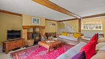 End the day in the fabulous sitting-room. There is a cupboard full of games and DVDs for you to enjoy.