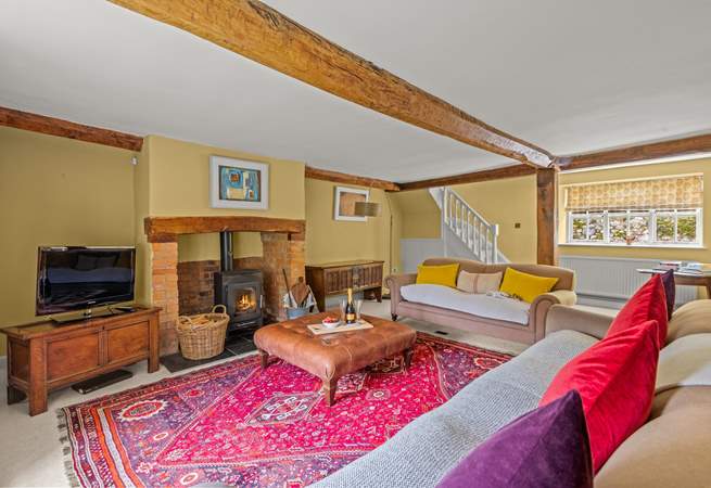 End the day in the fabulous sitting-room. There is a cupboard full of games and DVDs for you to enjoy.