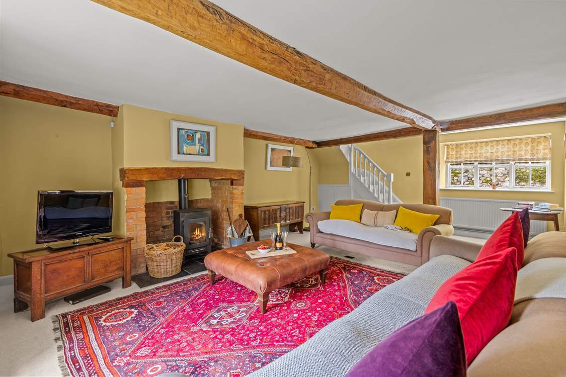 End the day in the fabulous sitting-room. There is a cupboard full of games and DVDs for you to enjoy.
