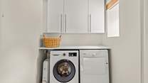 There's a handy utility-room.