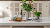 The kitchen is well-equipped. A true home-from-home.