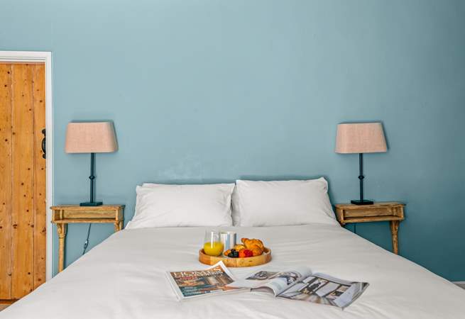 The door to the left leads to a little landing and stairs to the shower-room and the lower ground floor bedroom. There's a door to the right (just out of shot) which leads to the landing with the family bathroom.