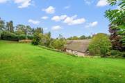 This is the wonderful view down over the farmhouse from the gardens at the rear.