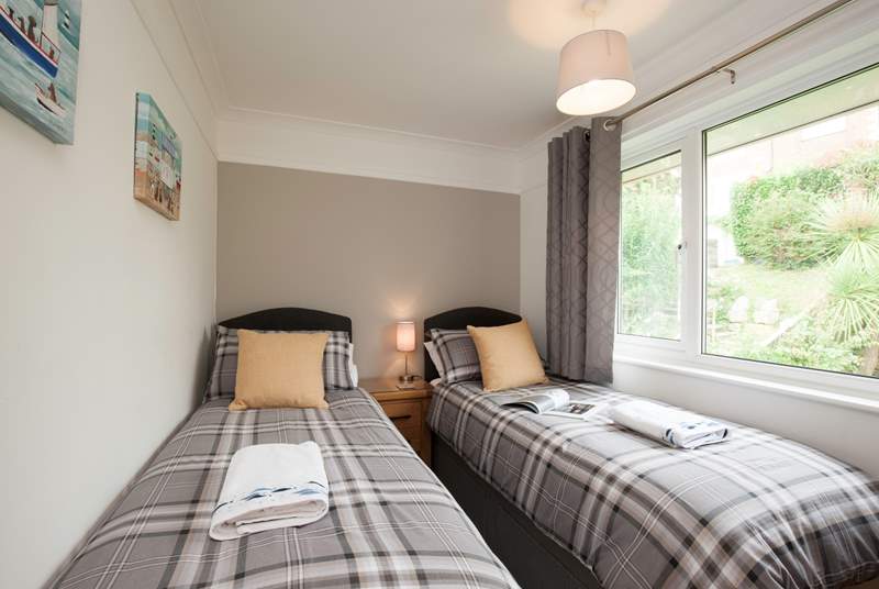 One of the twin bedrooms. Please note this bedroom is recommended for children only.