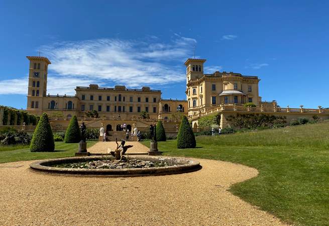 Osbourne House in East Cowes. Queen Victoria's  favourite home.