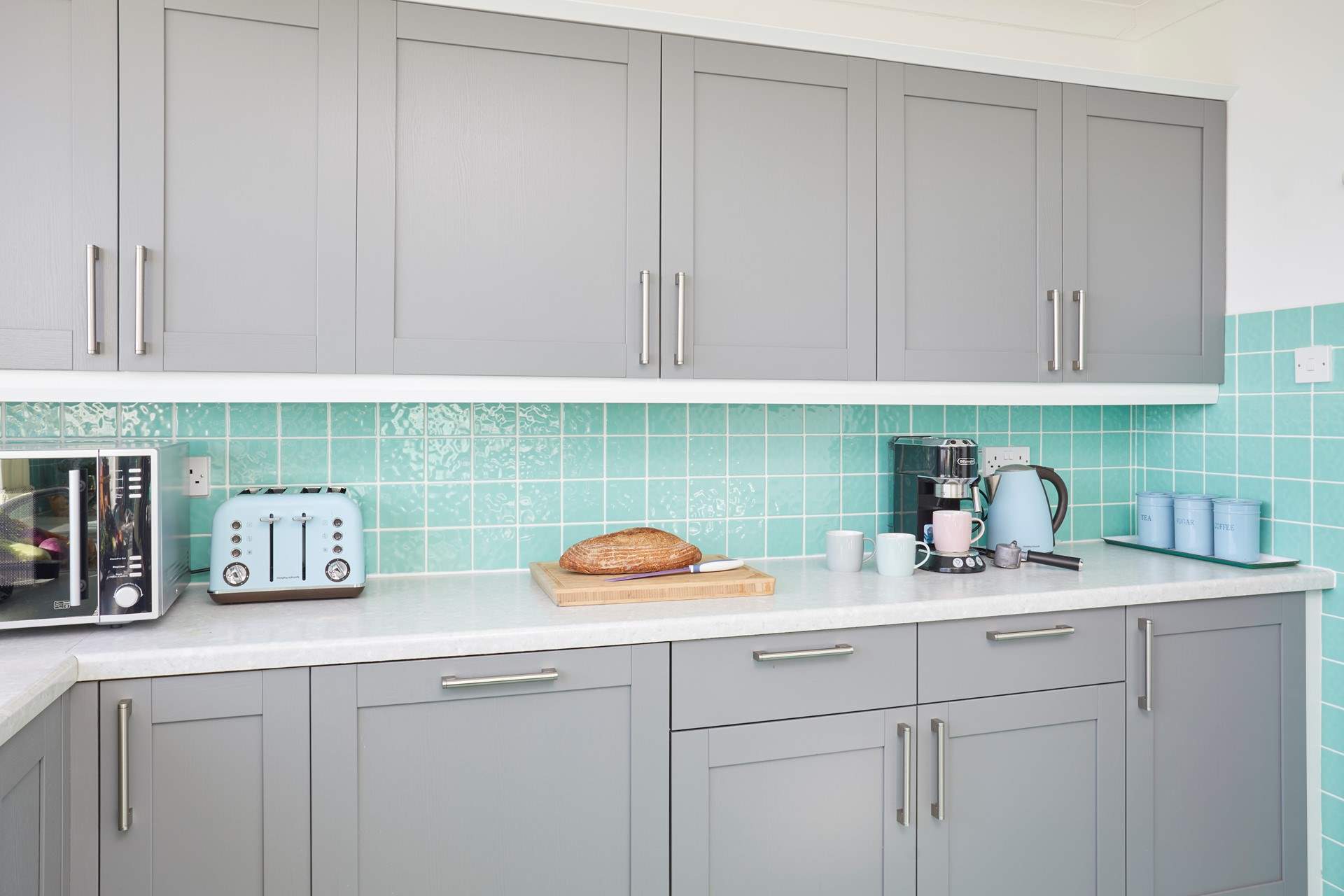 Fresh bread for your morning toast and fresh coffee.