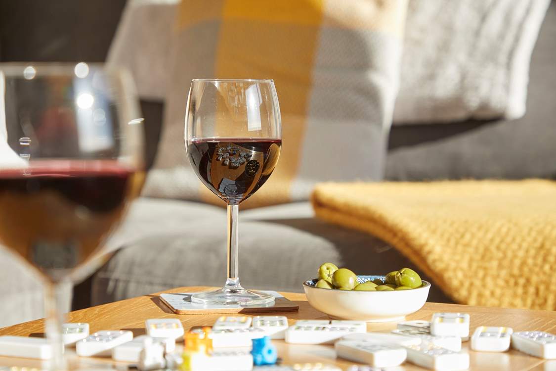 A game of Mexican Dominoes, fun for all.
