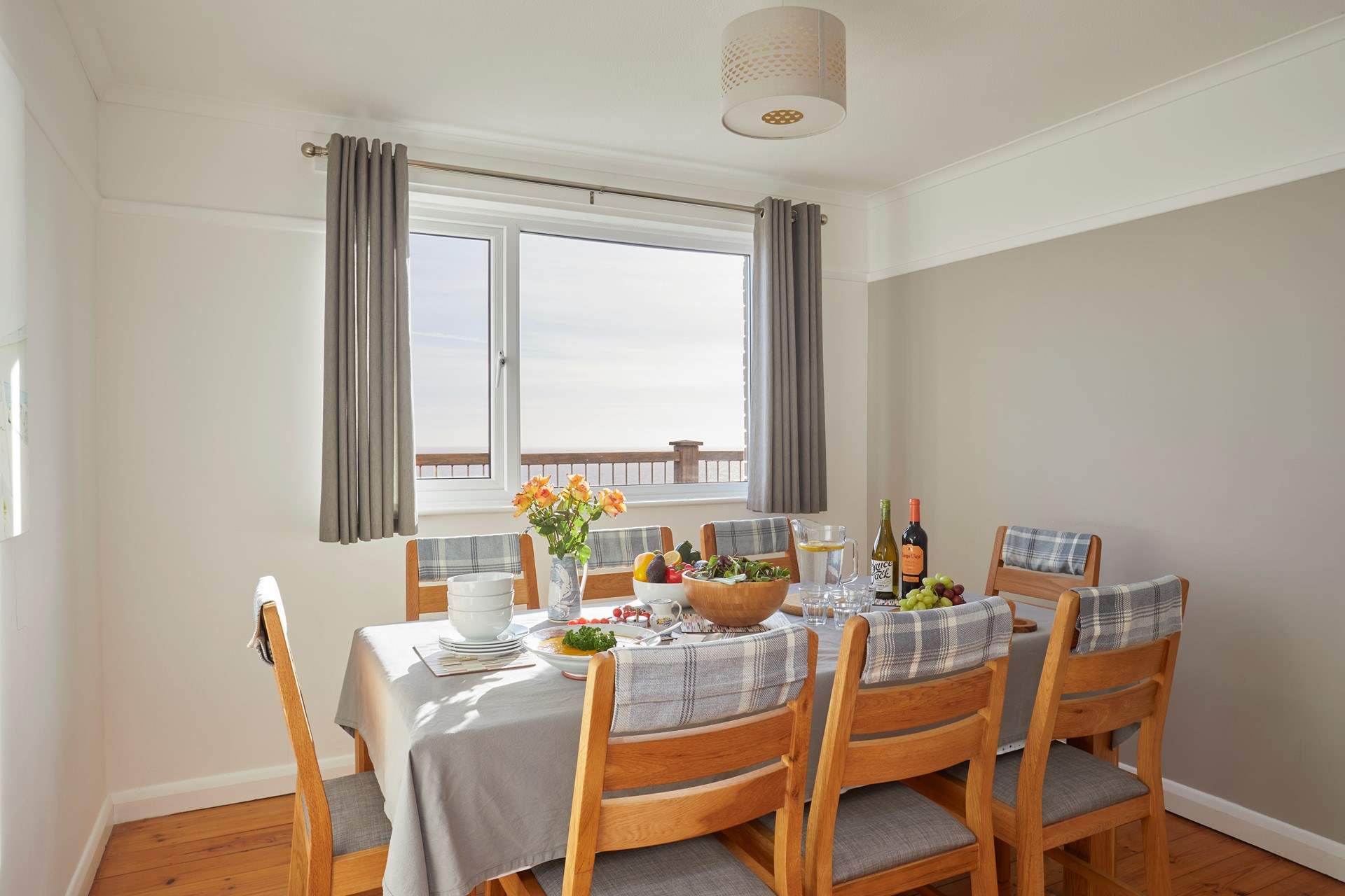 In from a morning swim, plan your afternoon activities after a delicious lunch.