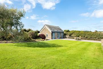 Treretherne Barn has a large garden for you to enjoy.