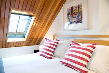 From the Velux windows you can enjoy the view(please watch children around the Velux windows).
