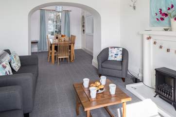 The delightful open plan living-area is perfect for relaxing as a group, whilst enjoying plenty of space.