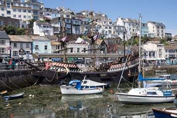 The Golden Hind, one of Brixham's infamous sights.