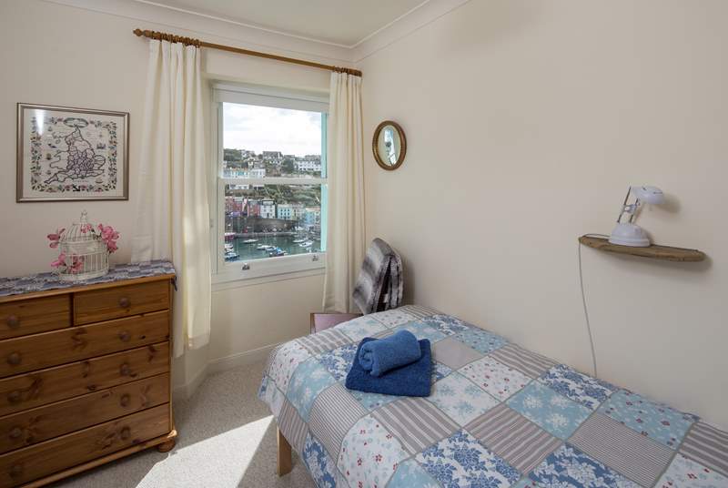 Bedroom 3 is such a charming and cosy room, especially as your views out over the harbour are so special.