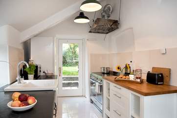 The light and airy kitchen/dining-room.