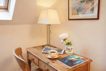 Put a note in the journal or send a postcard to loved ones about your lovely stay with Classic Cottages
