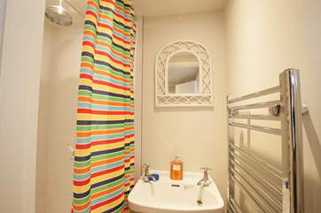 The downstairs shower-room, conveniently helping avoid morning queues, as we're sure you can't wait to get out and explore the Island!