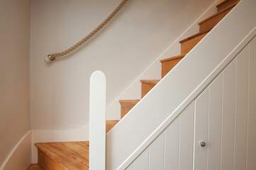 Please take care on the stairs.