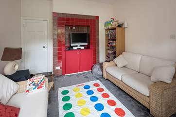 The play-room has TV, DVD player, books, games and an Xbox 360 to keep all the family entertained.