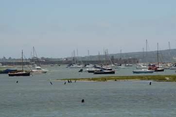 Nearby Keyhaven, with Hurst Castle in the background is a short ferry trip or a great walk along the shingle spit from Milford on Sea.