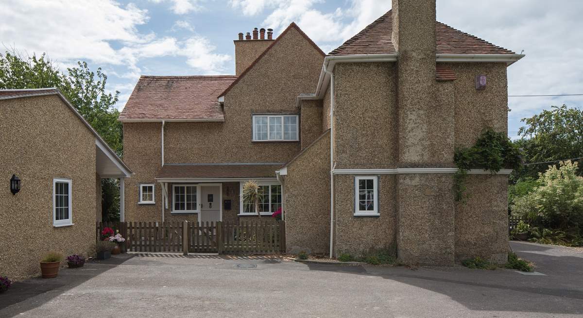 This is such a delightful house, Little Ridge is to the left.