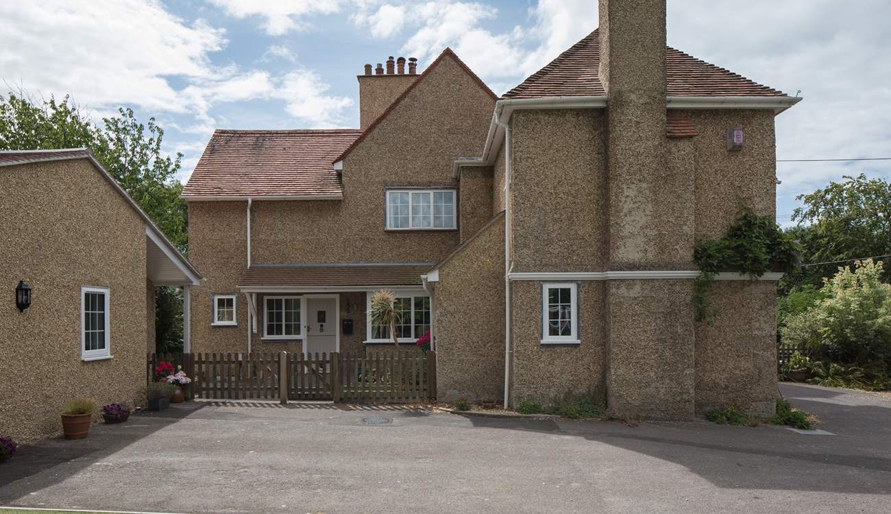 This is such a delightful house, Little Ridge is to the left.